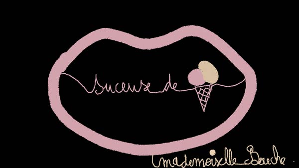 suceuse_sucer_glace_dessin_cornet_illustration_humour_melle_mademoiselle_bouche_brand