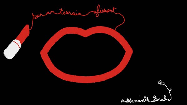 terrain_glissant_dessin_illustration_melle_mademoiselle_bouche_brand